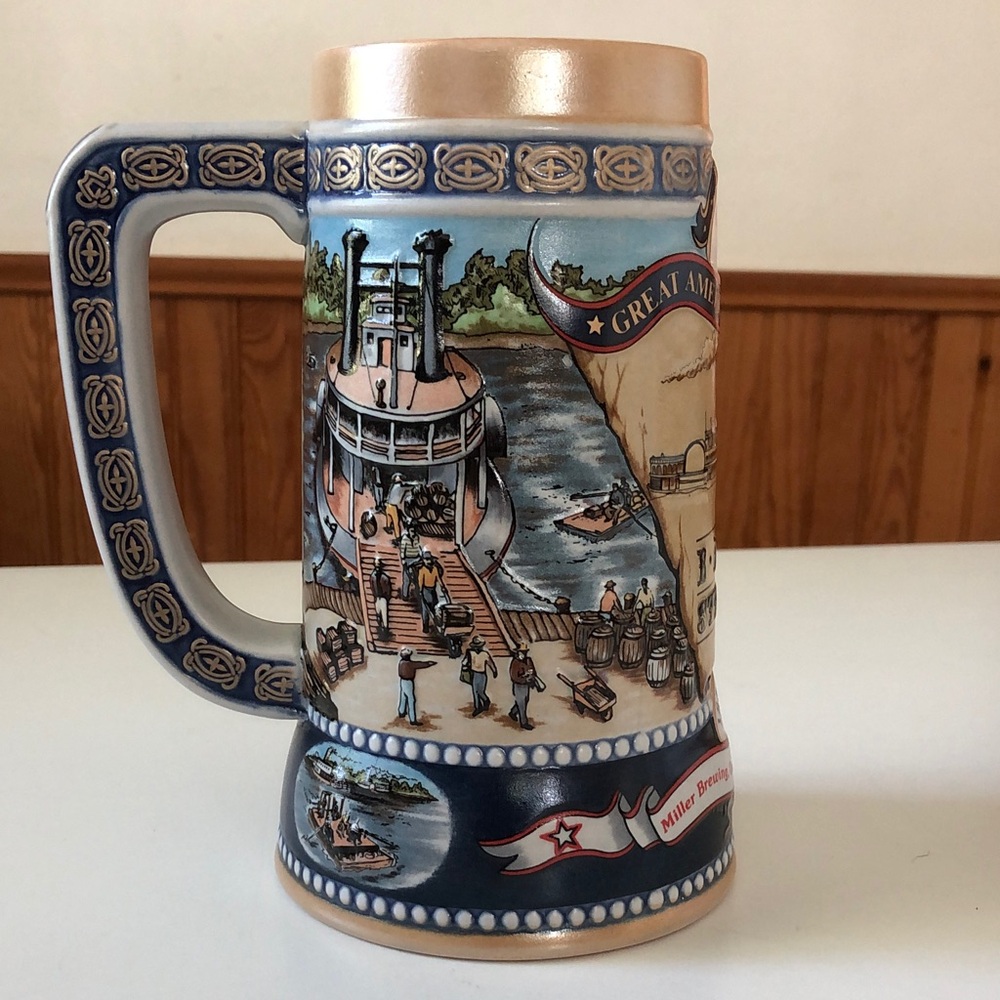Vintage 1989 Miller High Life Beer Stein - Great American Achievements #4